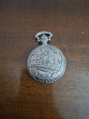 Vintage pocket watch unused, silver