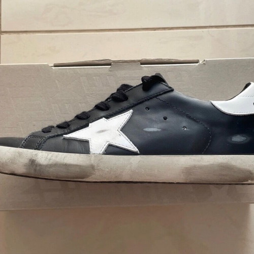 Golden Goose Classic Super Star shoes like new, size 37, black-white