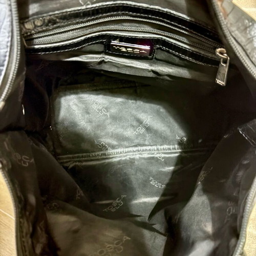 Tosca Blu shoulder bag black leather used