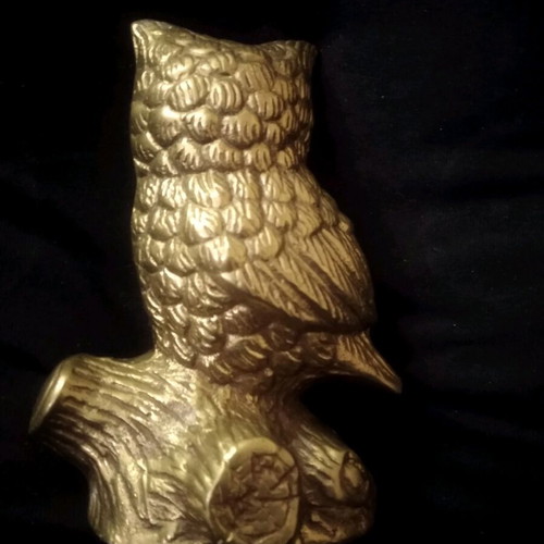 Bronze owl like new, 509 grams