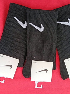 Nike socks new, 3 pairs, size 36-41, black