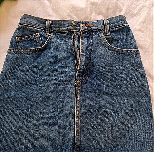 Vintage Jean φουστα