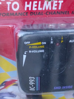 Motorcycle intercom new