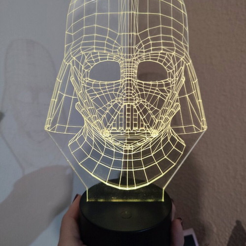 Darth Vader table lamp custom made like new