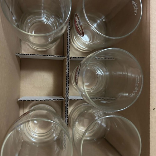 Amstel beer glasses new, pack of 6 pieces
