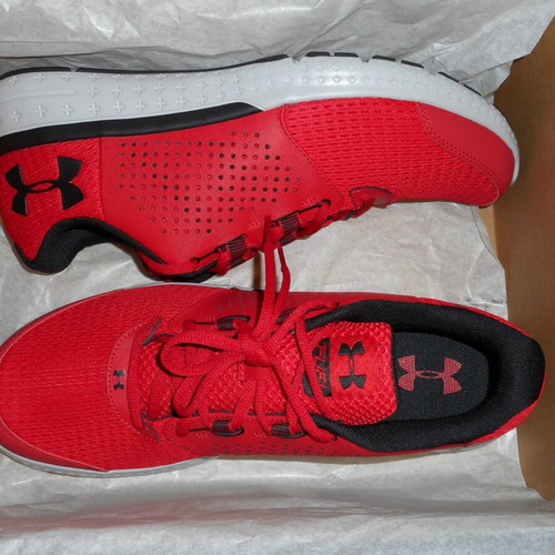 Under Armour Micro G Fuel Run sports shoes new, size 47, red