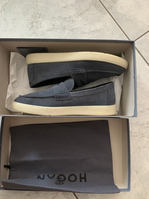 Hogan Sleep On Loafers like new, blue, size 42.5