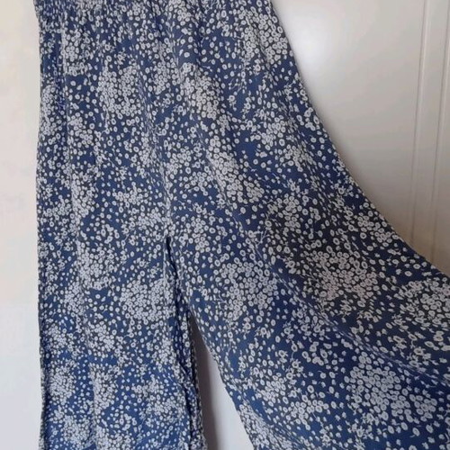 Zip culottes like new, size M/L, viscose fabric