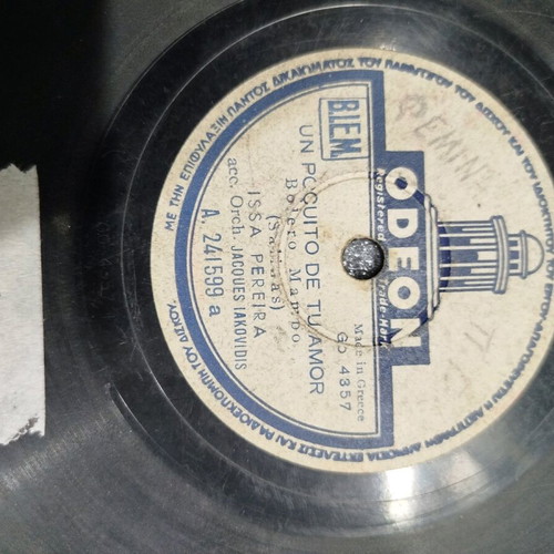 Gramophone records used with foreign songs