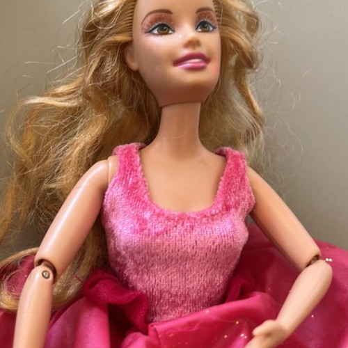 Princess Genevieve doll used with marker on cheek