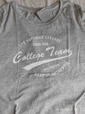 Ltb T-shirt women new medium gray