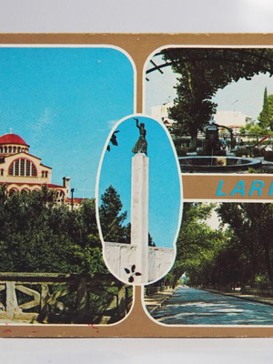 Postcards used, pack of 2, Larissa