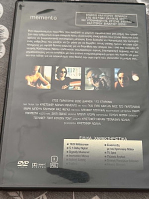 Memento Christopher Nolan DVD used