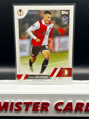 Κάρτα 2022-23 Topps UCC flagship-RC WÅLEMARK μεταχειρισμένη, Feyenoord