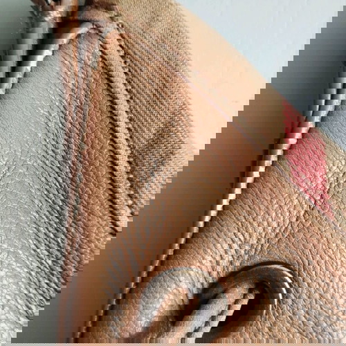 Δερμάτινη τσάντα ώμου Burberry καφέ μεταχειρισμένη