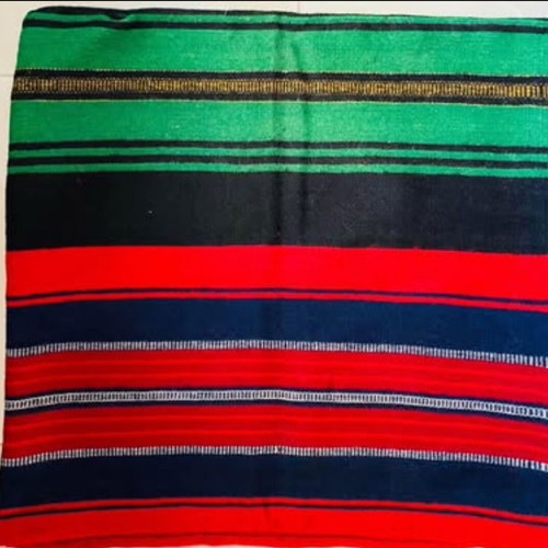 Traditional handwoven loom pillowcase like new