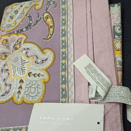 Zara Home tablecloth with paisley design, new, cotton 120x160 cm