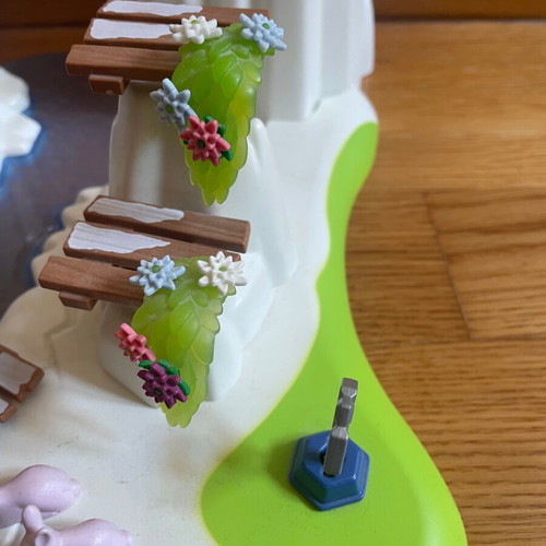 Playmobil snow castle used with light-up diamond