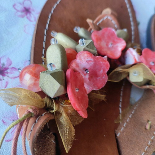 Kokka leather sandals like new, size 37, made in Greece