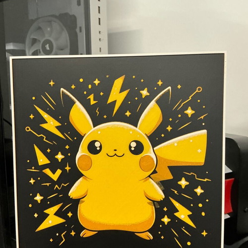 Pokemon Pikachu decorative plaque new, PLA material
