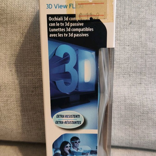 3D View Flexi Meliconi glasses new, pack of three pairs