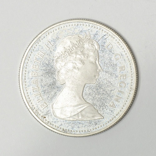 Universiade Edmond coin 1 dollar 1983 Canada used, silver