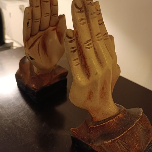 Bookends original used, set of 2, 20cm height, 8cm square base
