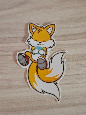 Sonic the Hedgehog - Tails - Χειροποίητο Αυτοκόλλητο