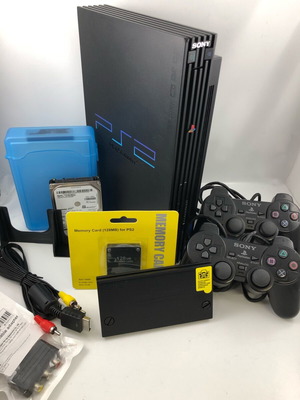 PlayStation 2 (PS2) ремонтиран с 500GB HDD и 136 игри