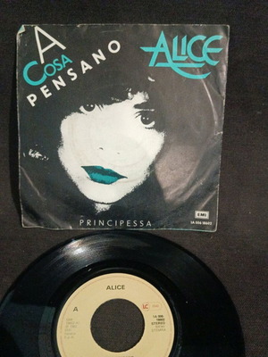 Alice a cosa pensano 7" used, pop