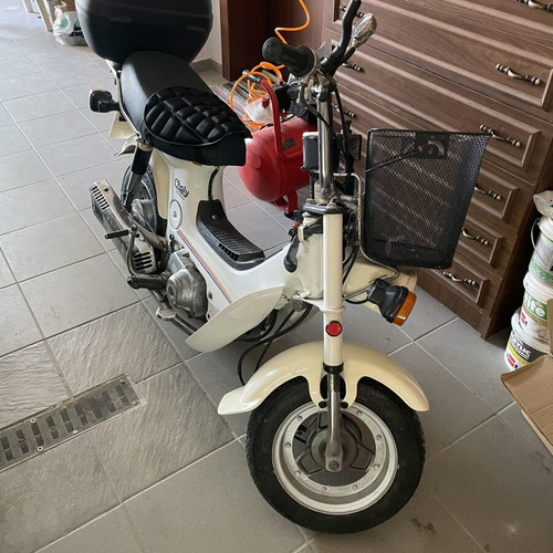 Honda Chaly 1982 used, 50 cc white moped