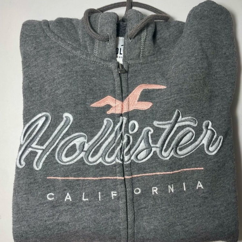 Hollister jacket gray size M like new