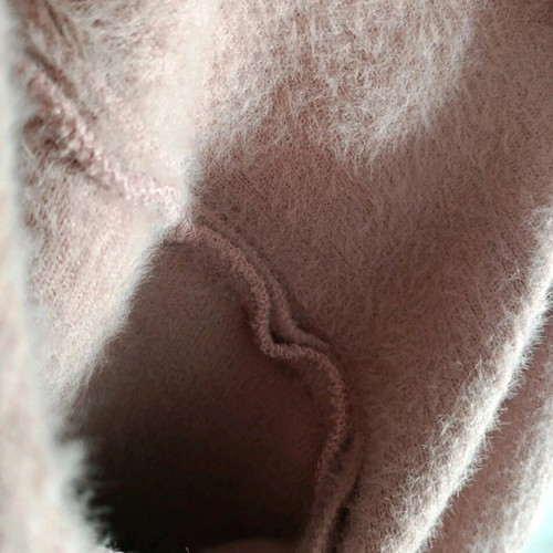 Elena Makri Mykonos 100% Mohair Wool Coat like new, limited edition, pink, size S–M