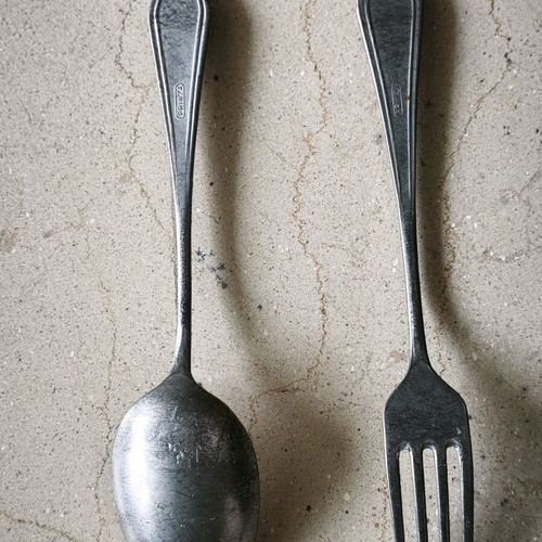 Prinza cutlery used, set of 12, 1960s vintage