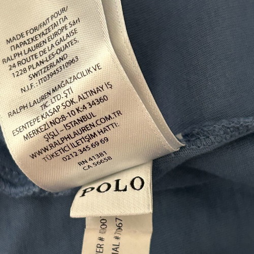 Polo Ralph Lauren Clancy T-Shirt Blue XL like new