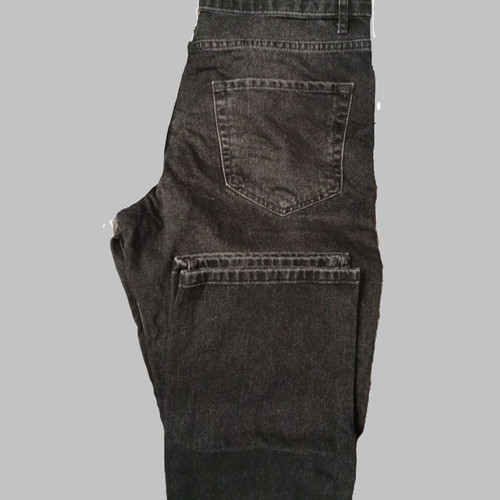 Jean men's black pants size 33 new, slightly wide fit