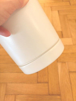 White Ikea flowerpot