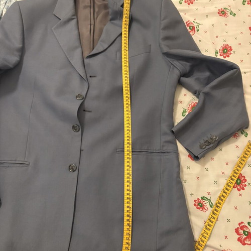 Glou Collection men's jacket like new, ciel gray-blue, size Large EU 50-52