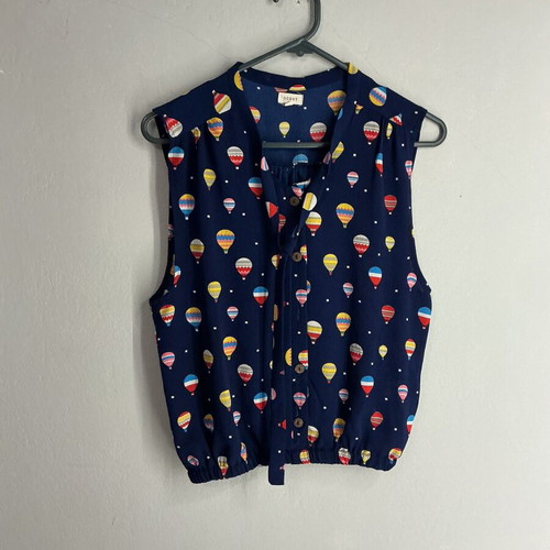 Crop Shirt M new, colorful balloon print