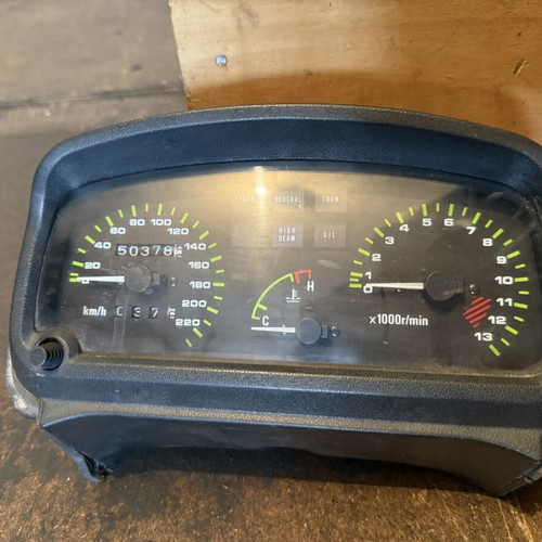Kawasaki GPZ motorcycle instrument panel used