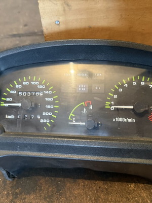 Kawasaki GPZ motorcycle instrument panel used