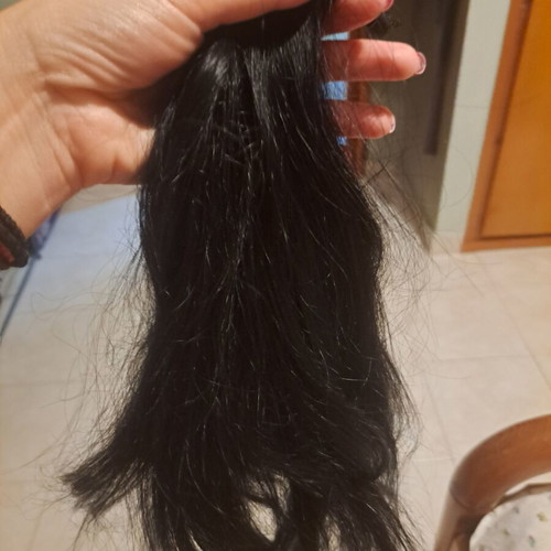 She Italian natural black hair extensions, 4 pieces, various lengths