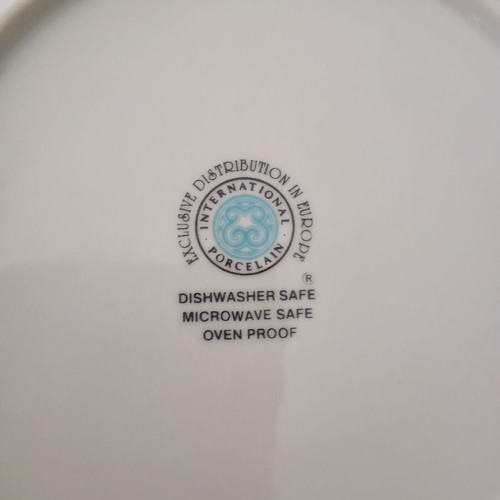 Πιάτα κουζίνας βαθιά μεταχειρισμένα, σετ 4 τεμαχίων πορσελάνη