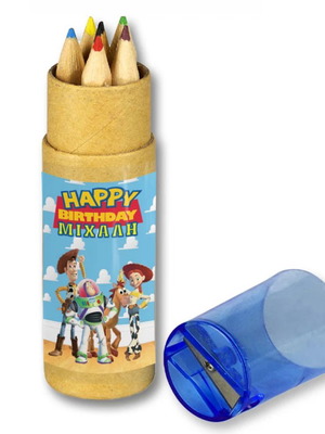 Toy Story colored pencils set of 10 new with personalized name