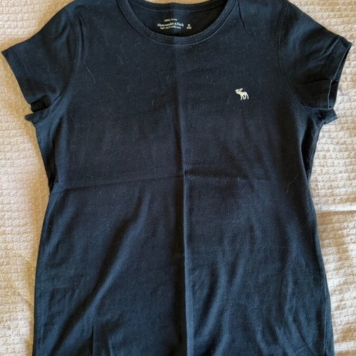 Abercrombie T-shirt set of 3, blue black white, size M