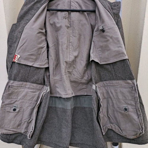 Swedish military coat new, vintage, size M, L, gray