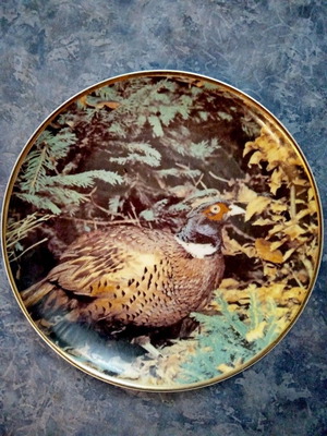 Vintage Kahla porcelain wall plate 1981