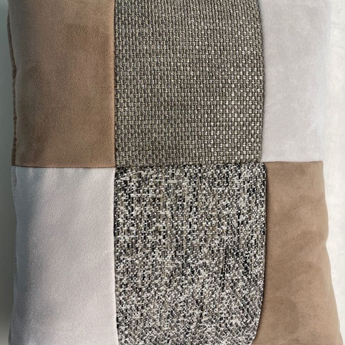 Decorative pillow 40 x 45 cm double-sided patchwork, new