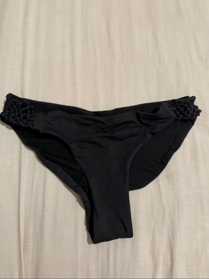 Black bikini bottom like new, size M