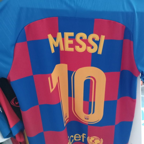 Barcelona Messi 2018 jersey used, official replica